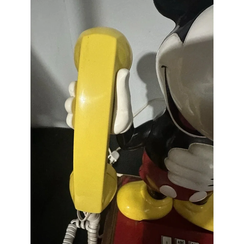 Vintage Disney Mickey Mouse Phone Lamp Phone & Lamp Works As Should